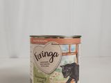 a can of feringa dog food sitting on top of a table
