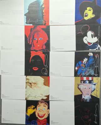 Andy Warhol (1927-1987) Myths Series - Set complet de 10 sér…