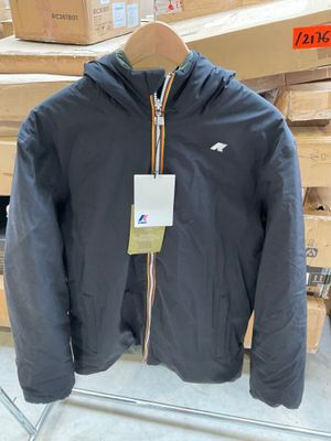 a jacket hanging on a rack in a store