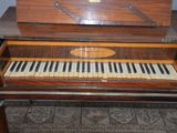 a piano that is sitting on top of a table