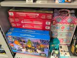 a lot of toys on the shelves in the store
