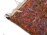 an image of a colorful rug on a white surface