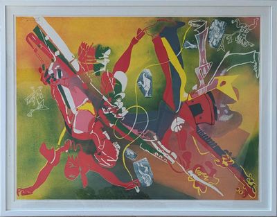 Gérard GUYOMARD (né en 1936) La guitariste