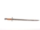 a picture of a knife on a white background