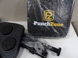 a bag of punch zone next to a muffin maker