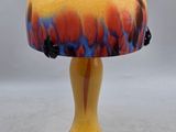 an image of a lamp that is on a table