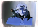 a picture of a man with a bird on his shoulder