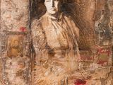 an image of a painting of a woman sitting in a chair