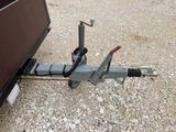 a trailer hitching device attached to the back of a truck