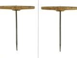two pictures of a pair of tools that are sitting on a table