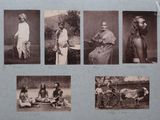 an old black and white photo of a group of people