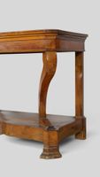 Grande console en bois de placage. (photo 4)