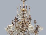 an image of a chandelier made of glass and metal