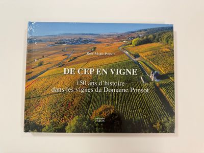 the cover of the book, de ceppen vigne, is shown in front of a white background