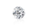 a round brilliant cut diamond on a white background