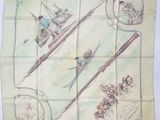une image représentant une écharpe sur laquelle est dessiné un bateau