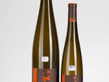 deux bouteilles de vin posées l'une à côté de l'autre sur une table