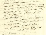a letter written in black ink on a piece of paper