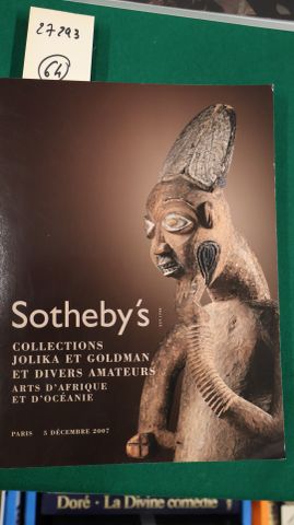 Catalogue Sotheby: Collection Jolika et Goldman . Paris, 5 décemb...