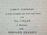 an old book with a picture of a man on it