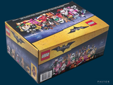 lego batman movie set in a box on a blue background