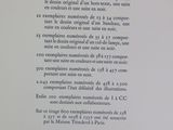 a poem written in french on a white sheet