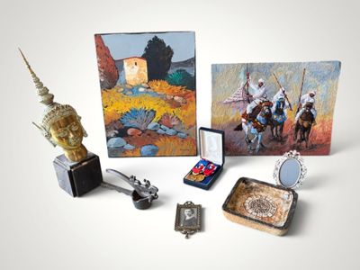a lot of items that are on the table