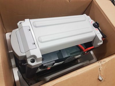 a box that has a battery inside of it