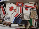 a box full of books that are sitting on top of a table