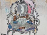 une image d'un tableau représentant une femme assise sur une chaise