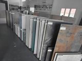 a lot of different types of tile in this room
