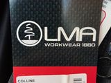 a box with a label on it that says luma workwear bbq
