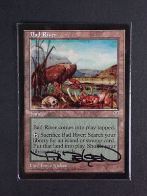 a close up of a card with a picture of a bear on it
