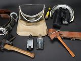 a lot of tools that are laying out on the table