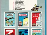 a close up of a book cover with a cartoon character
