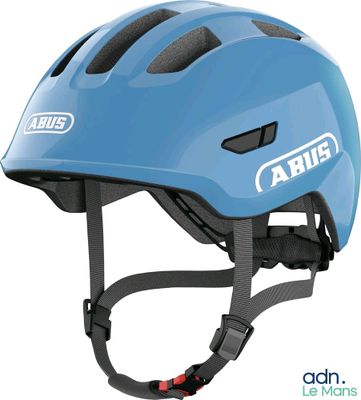 a close up of a helmet on a white background