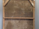 a picture of a wooden box on a white surface