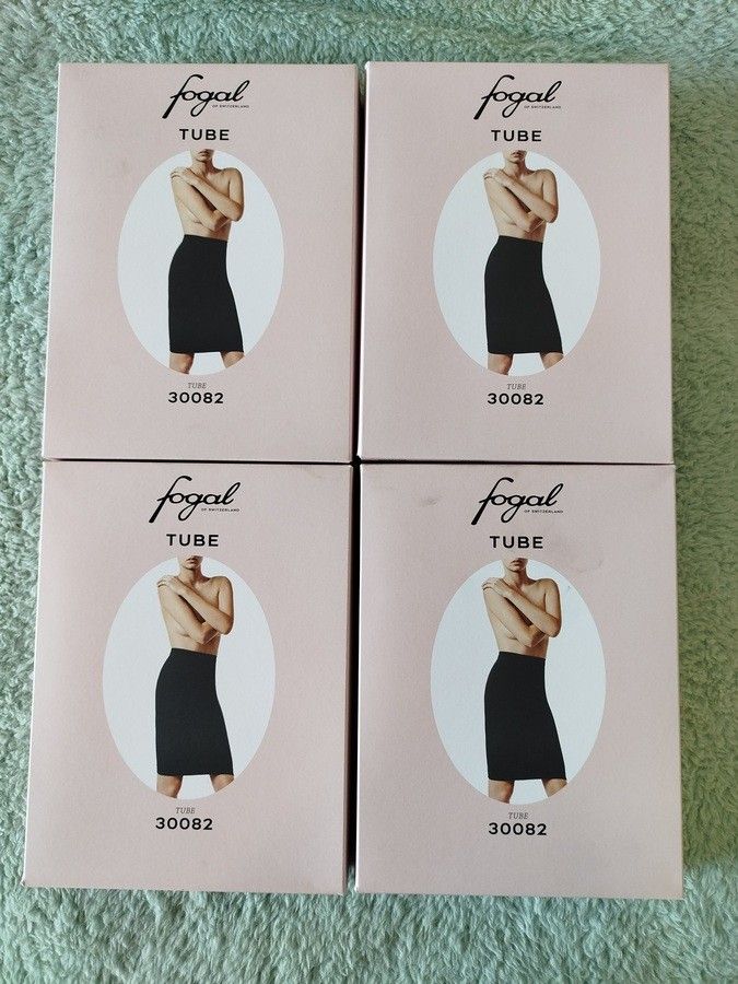 lot de 34 jupes de marque FOGAL (produit de très haute qualité) - Modèle : TUBE - taille M - colori : bleue - multifo...