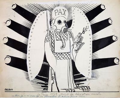 an image of a drawing of a man in a costume holding a sword