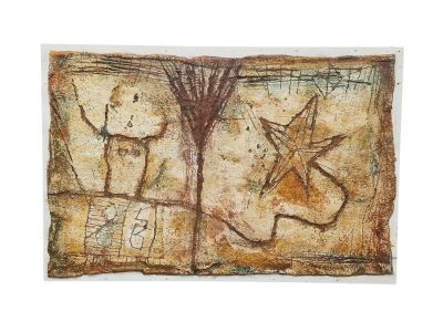 une image d'une œuvre d'art qui se trouve sur un mur