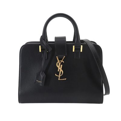 saint laurent small leather tote bag