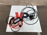 a sign that has some wires and wires attached to it