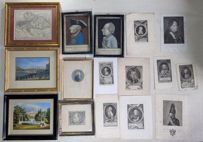 Un lot de 16 souvenirs et portraits de l'EMPIRE AUSTRO-HONGR…