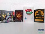 a lot of video games that are on the table