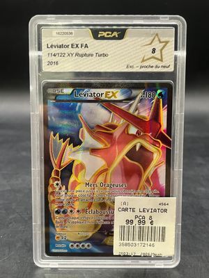 Carte Pokémon gradée pca 8 Léviathor Ex 114/122 XY Rupture T…