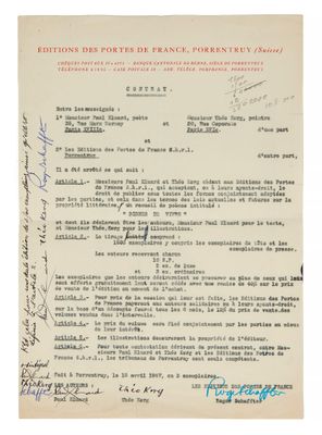 une lettre écrite en français sur une feuille de papier