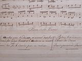 a page of music written on a sheet of paper