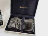 a box of silverware that is sitting on a table