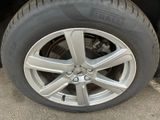 a close up of a tire on a vehicle