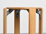 an image of a stool made of wood and metal